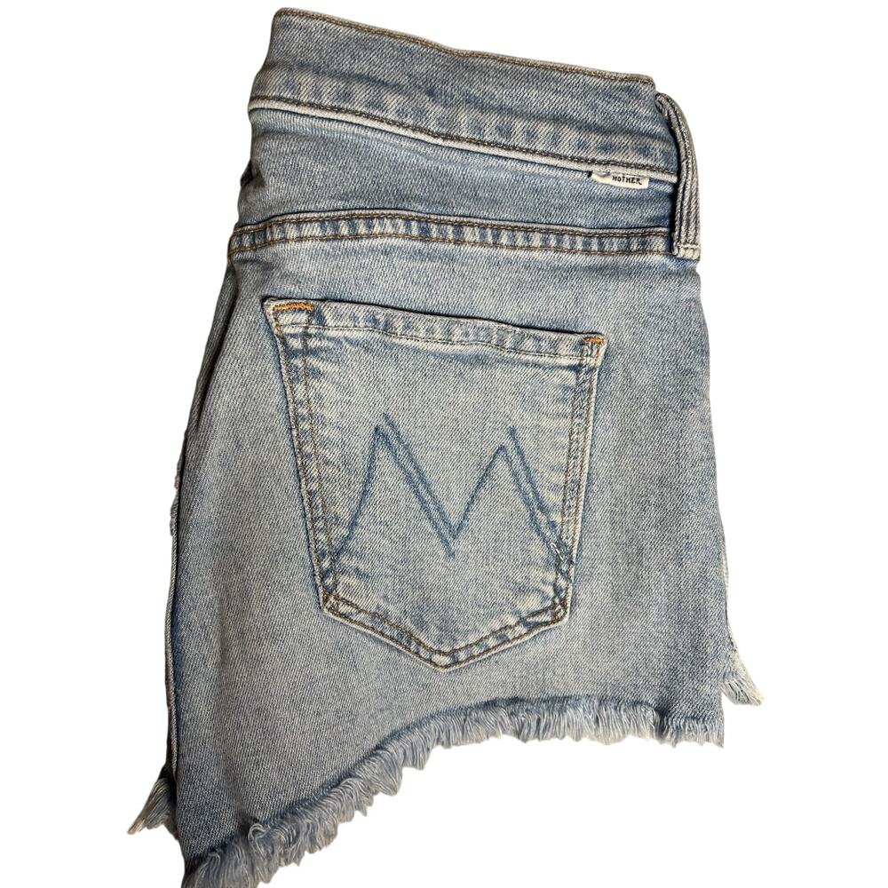 Mother the Scrapper Denim Jean Shorts Cut Off Fray, Size 27